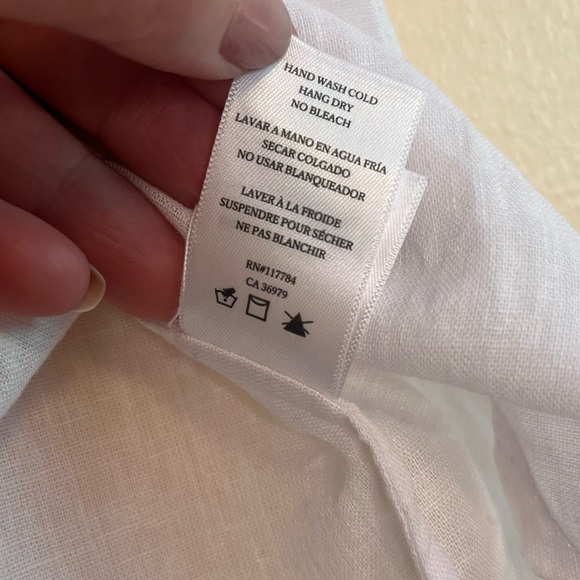 RAILS White Savannah Linen Blouse - Picture 9 of 9